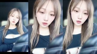 車内露出オナ