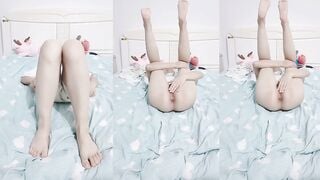 奶妹床上摸逼發騷1